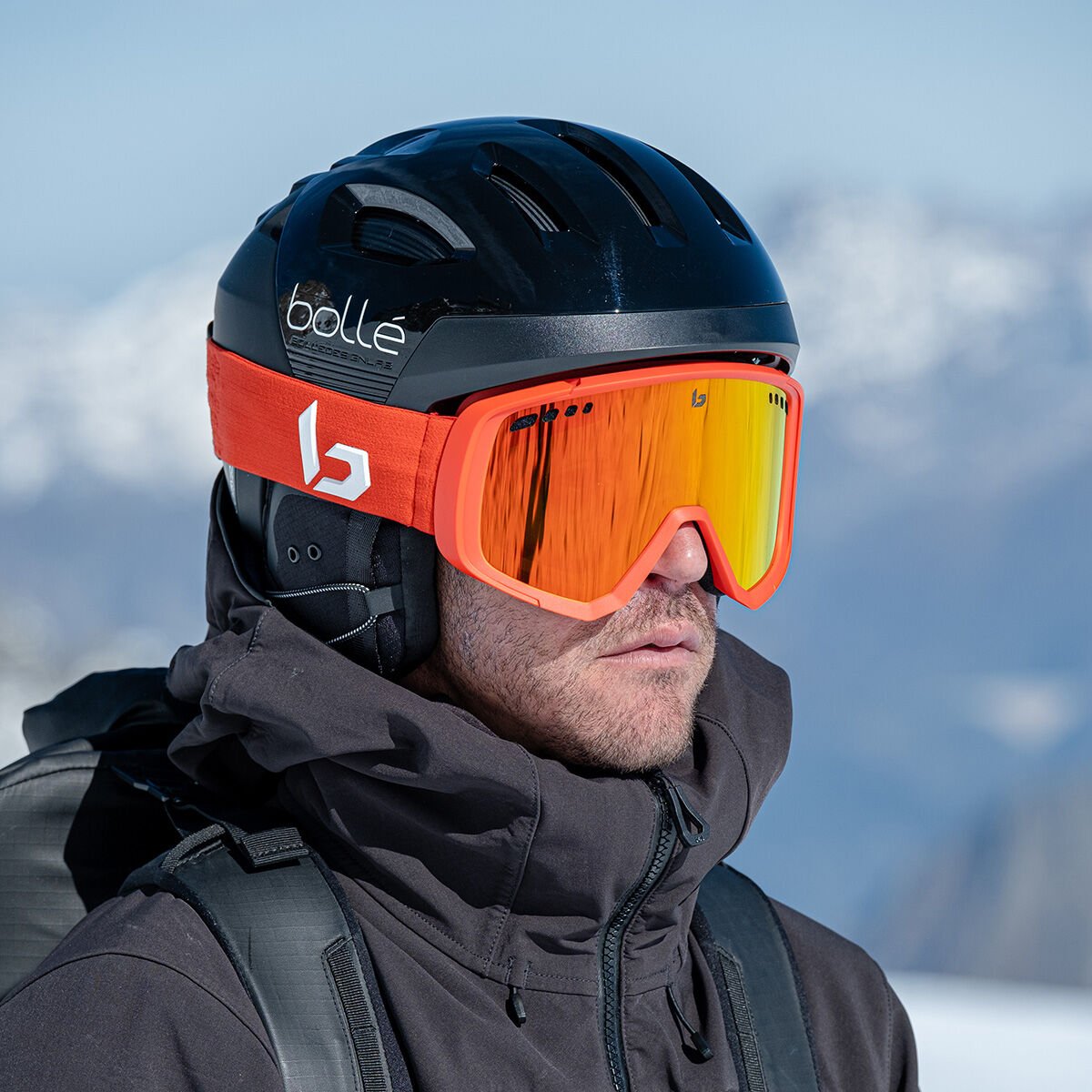 Red Matte Bollé MAMMOTH Ski Goggles | IOWEUL-408