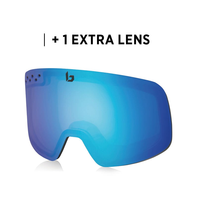 Royal Blue Matte Bollé NEVADA NEO Ski Goggles | PYFGUX-623