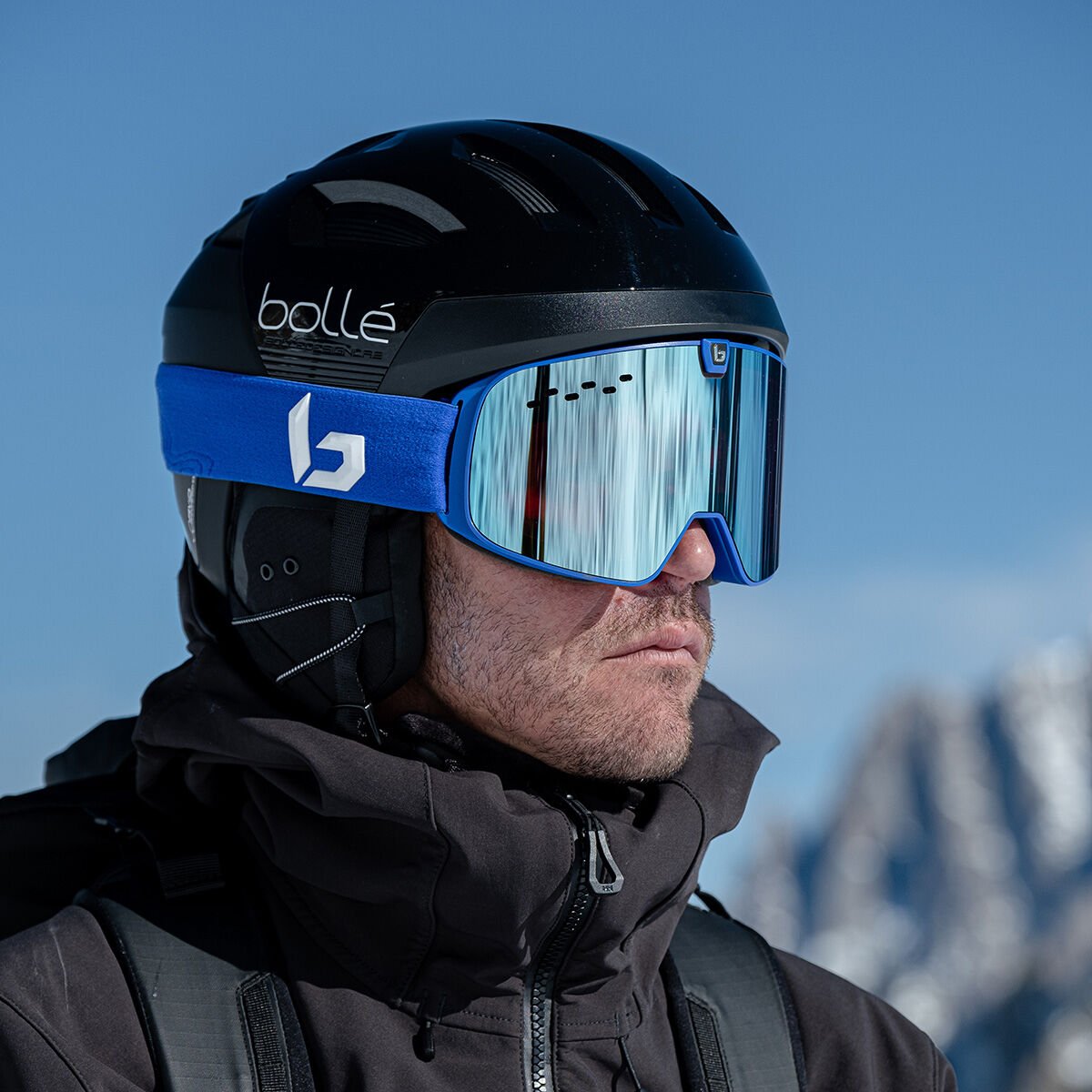 Royal Blue Matte Bollé NEVADA NEO Ski Goggles | PYFGUX-623