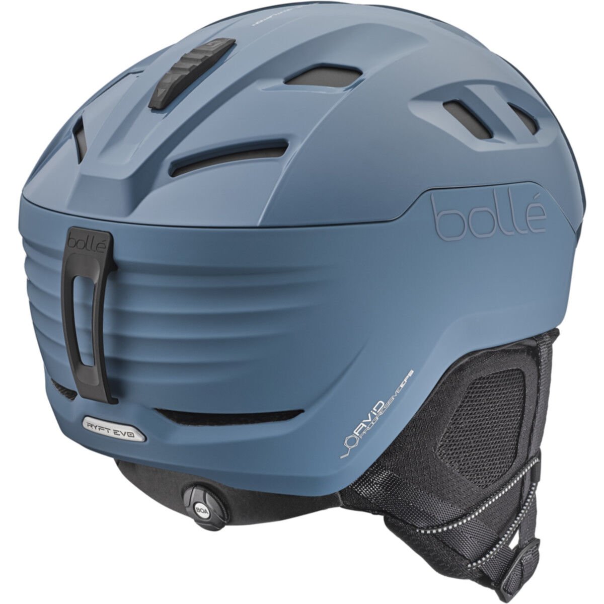 Steel Blue Shiny Bollé RYFT EVO MIPS Ski Helmets | QBOIAN-821