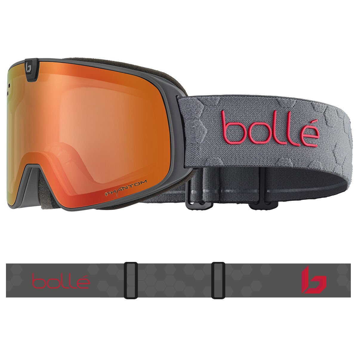 Titanium Matte Bollé NEVADA NEO Ski Goggles | IBNCES-510