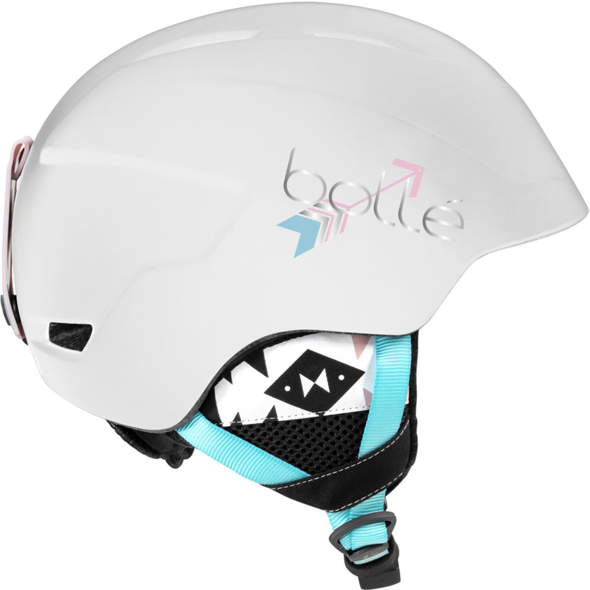 White Apache Matte Bollé B-LIEVE Ski Helmets | JPBFDG-497