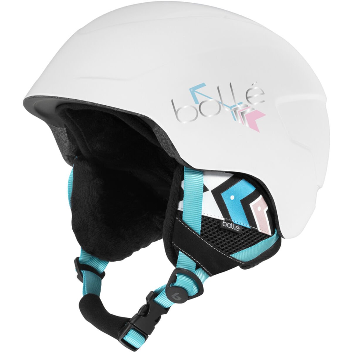 White Apache Matte Bollé B-LIEVE Ski Helmets | JPBFDG-497