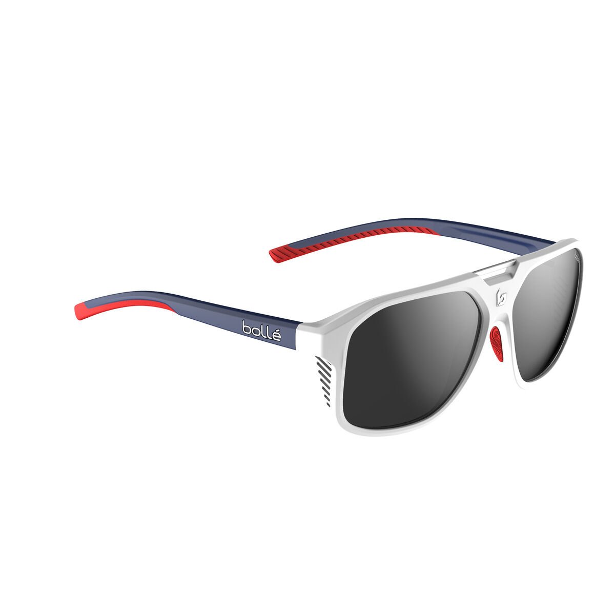 White Blue Red Matte Bollé ARCADIA Lifestyle Sunglasses | EASLGY-413