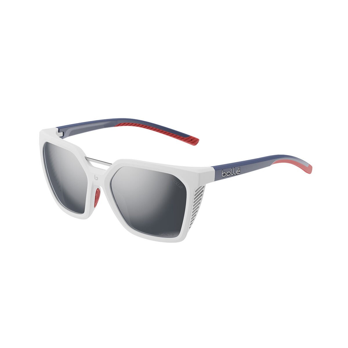 White Blue Red Matte Bollé ASTERIA Lifestyle Sunglasses | TCSBZP-316