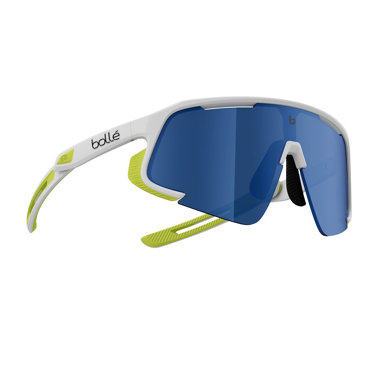 White Matte Acid Bollé WINDCHASER Sport Sunglasses | VLMZBH-920