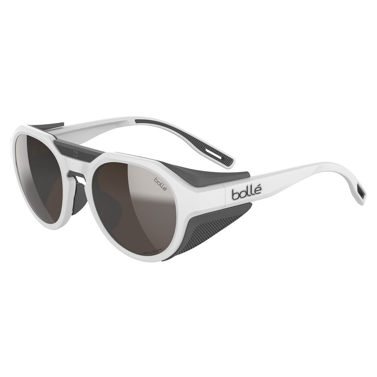 White Matte Bollé ASCENDER Sport Sunglasses | KWRTDI-061