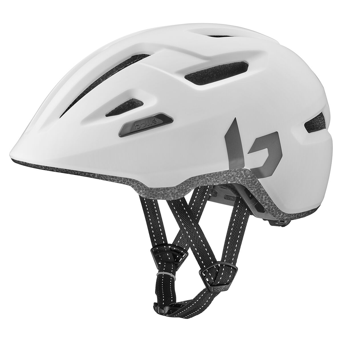 White Matte Bollé STANCE PURE Bike Helmets | SYJNQM-853