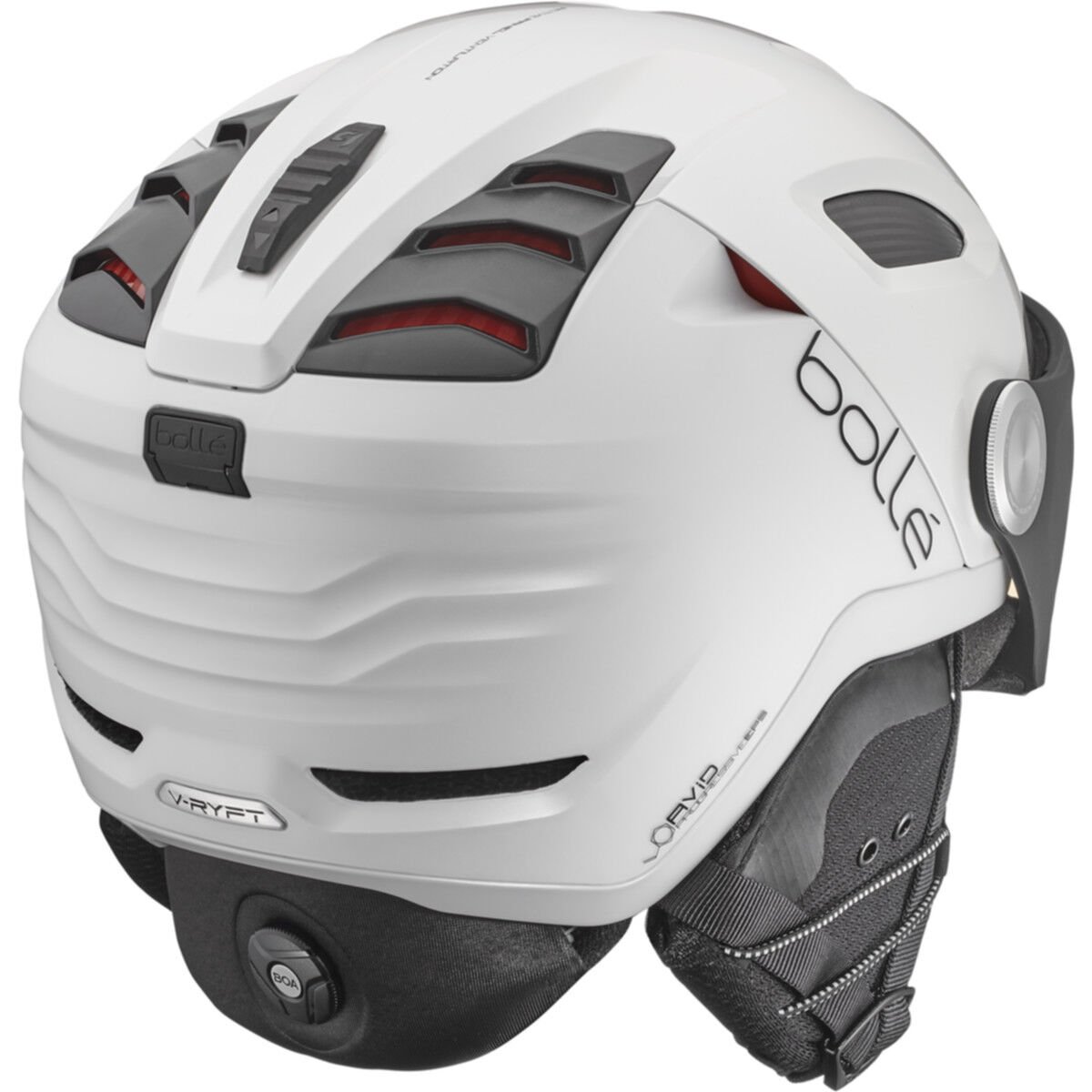 White Pearl Shiny Bollé V-RYFT MIPS Ski Helmets | YNGKXO-735