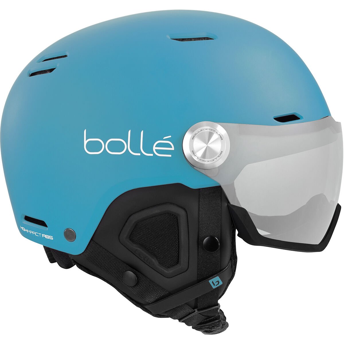 Yale Blue Matte Bollé MIGHT VISOR Ski Helmets | CBIVJP-904